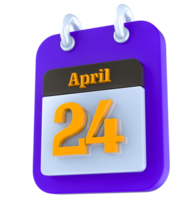 april kalender 3d dag 24 png