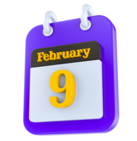 Februar Kalender 3d Tag 9 png