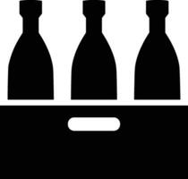 Bottle drink icon symbol vector image. Illustration of the drink water bottle glass design image