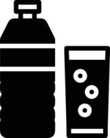 Bottle drink icon symbol vector image. Illustration of the drink water bottle glass design image