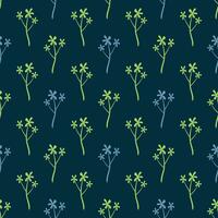 Floral pattern seamless design vector
