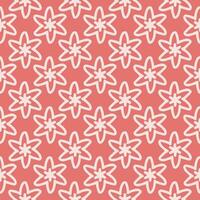 Floral surface pattern design for wrapping paper, packaging, fabrics, textiles vector