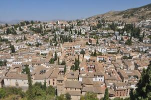 Aerial view of Granada photo