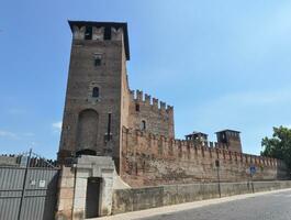 castelvecchio, viejo, castillo, en, verona foto