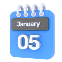 januari kalender PNG