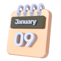 january calendar png