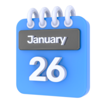 januari kalender PNG