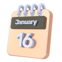 janvier calendrier png