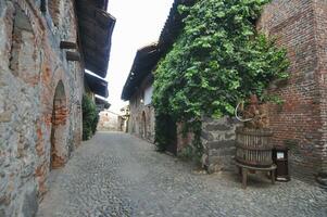 Ricetto medieval village in Candelo photo