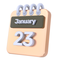 Januar Kalender png