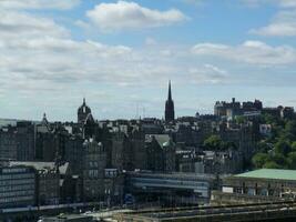 View of the city of Edinburgh photo