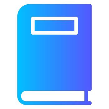 book gradient icon vector