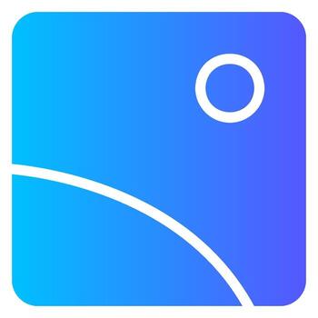 icono de degradado de imagen vector