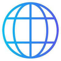 web página degradado icono vector