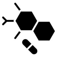 amino acids glyph icon vector