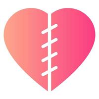 heart gradient icon vector