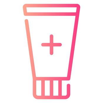 cream gradient icon vector