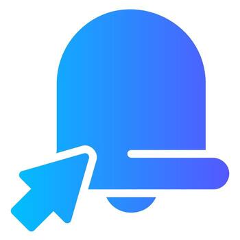 suscripción degradado icono vector