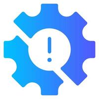 disruption gradient icon vector