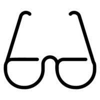 glasses line icon vector