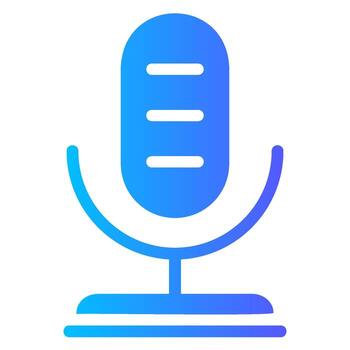 icono de gradiente de radio vector