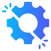 disruption gradient icon vector