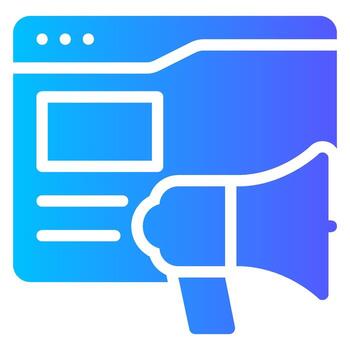 web gradient icon vector