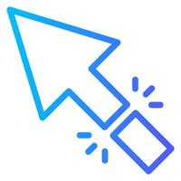 disruption gradient icon vector