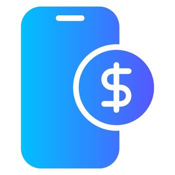 subscription gradient icon vector