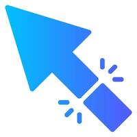 disruption gradient icon vector