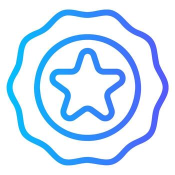 reward gradient icon vector