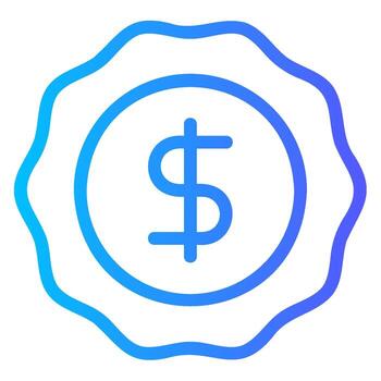 prima degradado icono vector