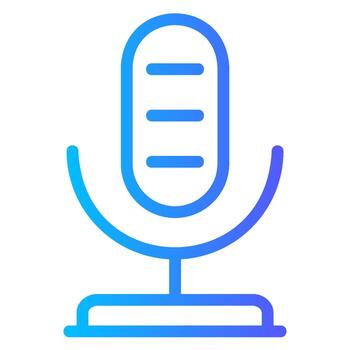 icono de gradiente de radio vector
