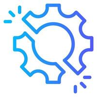 disruption gradient icon vector