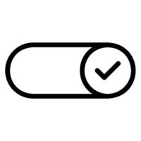 switch line icon vector