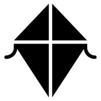 kite glyph icon vector
