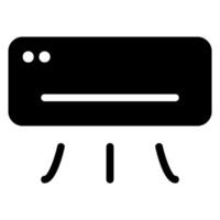 air conditioning glyph icon vector