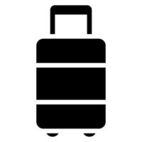 travel bag glyph icon vector