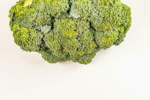 Diet organic product vegetable broccoli for a healthy lifestyle and for vegetarians photo