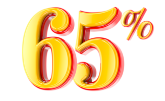 3D percent off png download