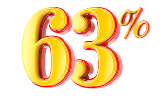 3D percent off png download