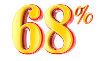 3D percent off png download