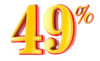 3D percent off png download