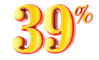 3D percent off png download