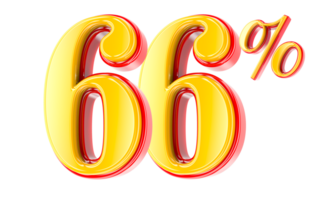 3D percent off png download