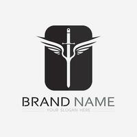 Wings logo vector icon symbol illustration design template