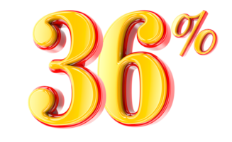 3D percent off png download