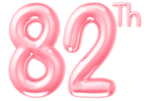 pink birthday balloons on transparent background png