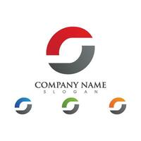 Business corporate S letter logo vector