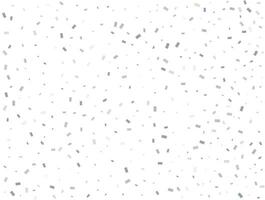 Light silver Rectangular glitter confetti background. White festive texture. vector